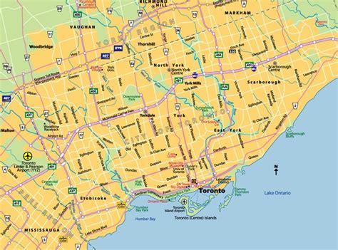 city map  toronto plan de toronto toronto city toronto canada map ontario map