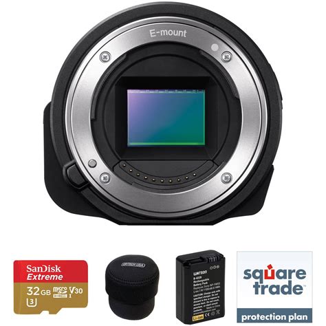 sony ilce qx mirrorless lens style digital camera deluxe kit