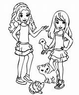 Lego Friends Coloring Pages Animals sketch template
