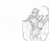 Warlock Adam Coloring Pages Another sketch template
