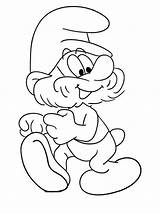 Smurf Papa Coloring Pages Drawing Smurfs Printable Smile Kids Color Sheets Cartoon Recommended Getdrawings Choose Paintingvalley Board sketch template