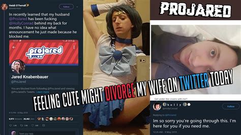 projared feeling cute might divorce my wife on twitter today youtube