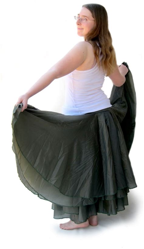 double circle skirt upcycled maxi skirt  creativewhimsicality