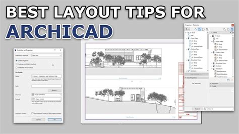 layout sheet setup tips  archicad tutorial youtube