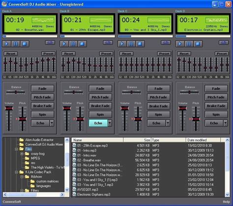 dj audio mixer software informer screenshots