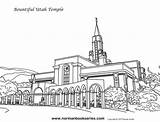 Lds Bountiful Temples Utah sketch template