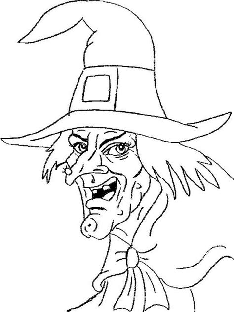 witch face drawing google search witch coloring pages