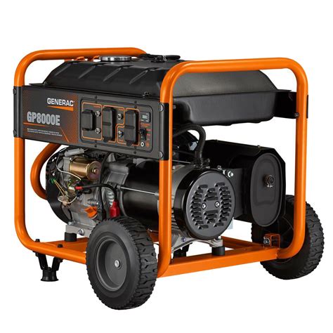 Generac Gp8000e 50st Portable Generator Overtons