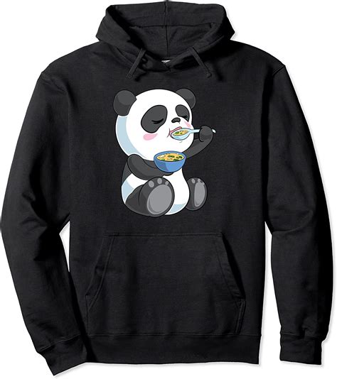 Süßer Japanischer Panda Bär Miso Suppe Pullover Hoodie Amazon De Fashion
