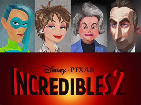 Meet Four New Characters From Incredibles 2 And Learn New Plot