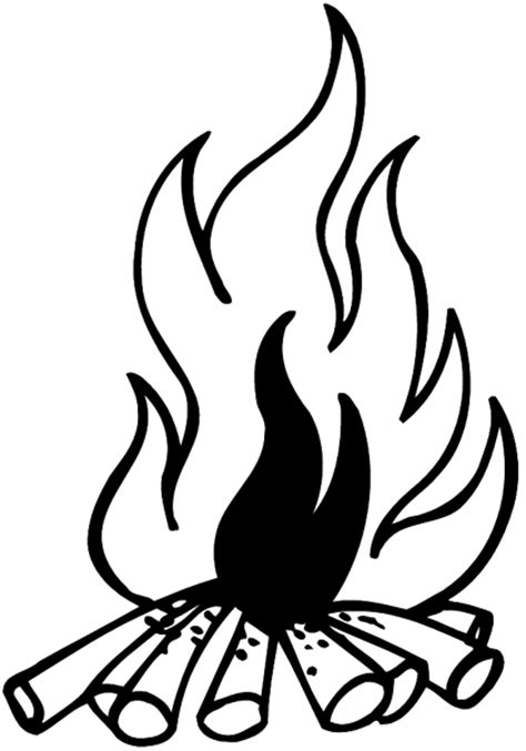 ring  fire coloring sheet coloring pages