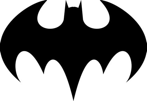batman symbol stencil clipartsco