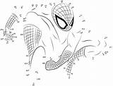 Spiderman Relier Puntini Unisci Adults Ragno Kindergarten Printmania Zahlen Familyfriendlywork Animati Cartoni sketch template