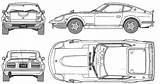 Nissan Fairlady Blueprints Datsun Car Zg 1971 Coupe 240z Drawing 280z S30 Front Drawings Wheels Japanese Cars Technical Classiczcars Posted sketch template