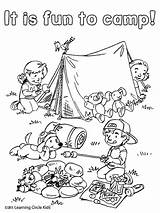 Mickey Preschool Getdrawings Campout Crayola Printables Campsite sketch template