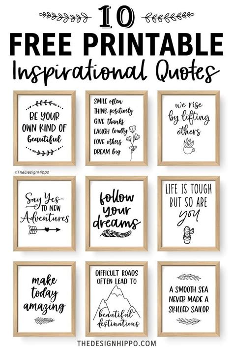 printable inspirational quotes  perfect   wall art