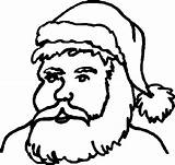 Santa Coloring Face Christmas Claus Pages Colouring Jarvis Father Template Cliparts Landry Clipart Drawings Kids Book Library Popular Clip sketch template