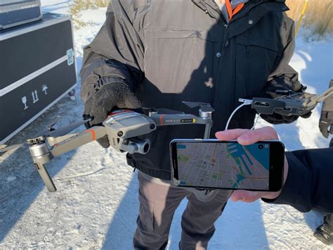 dji demonstrates direct drone  phone remote identification skies mag