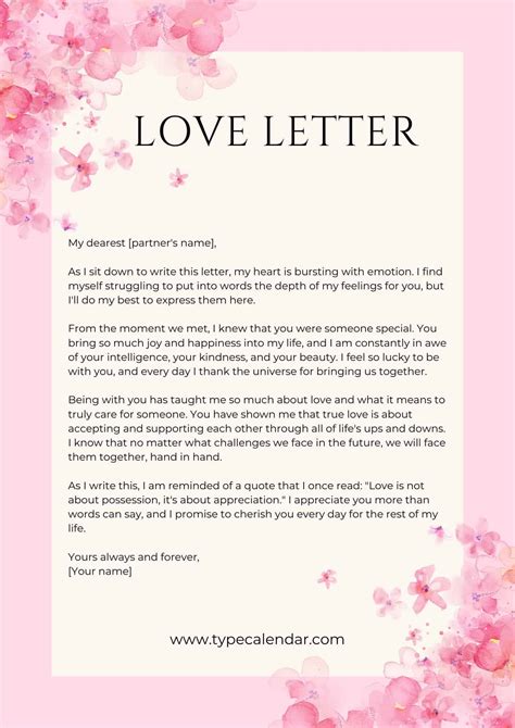 love letters     heart examples