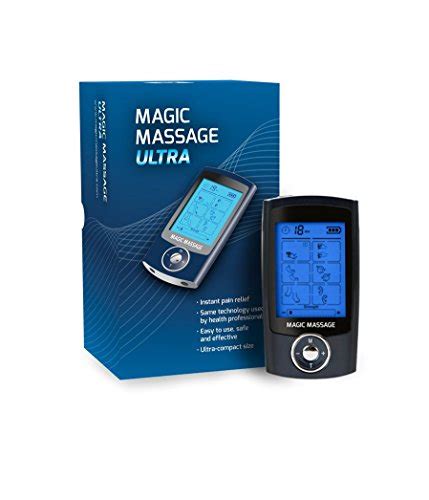 magic massage ultra electric pulse massager with tens