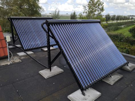 zonneboiler set met elektrische naverwarming technisch bedrijf ynema