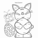 Subtraction Addition Coloring Pages 20 Printable Toddler Color sketch template