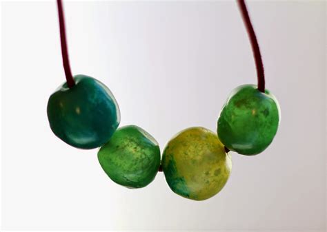 Emuse Faux Sea Glass Beads Using Polymer Clay