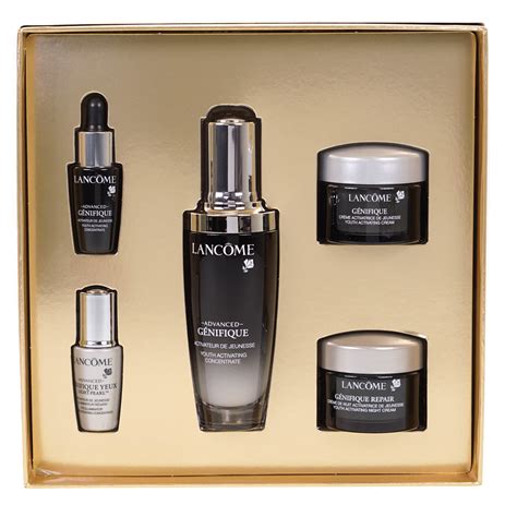 lancome advanced genifique youth activating anti aging skincare gift set ebay