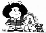 Mafalda Coloring4free sketch template