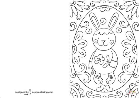 easter doodle card  bunny coloring page  printable coloring pages