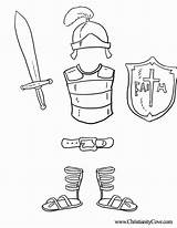Coloring Armour Cove Christianity sketch template