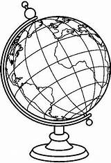 Bw Globos Terraqueos Globus Globes Terrestes Malvorlage Cliparting Clipartmag sketch template