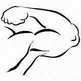 Flexing Man Muscle Biegt Bodybuilder Muskeln Mann Starker Clipartmag sketch template