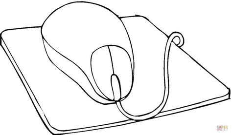 computer mouse sketch sketch coloring page
