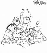 Tweenies Coloring Learning Paint Pages sketch template