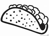 Taco Bettercoloring Respective Owners sketch template