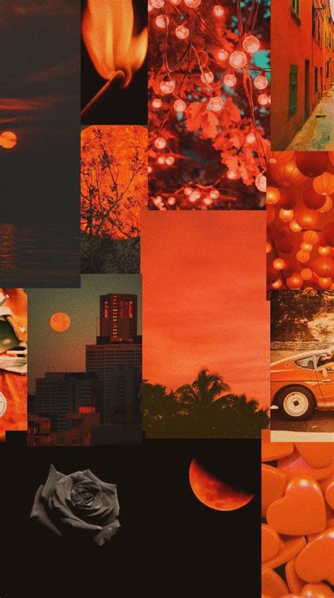 Orange and black aesthetic wallpaper | Black aesthetic wallpaper