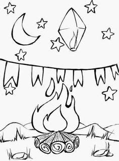 campfire coloring pages coloring pages pinterest campfires