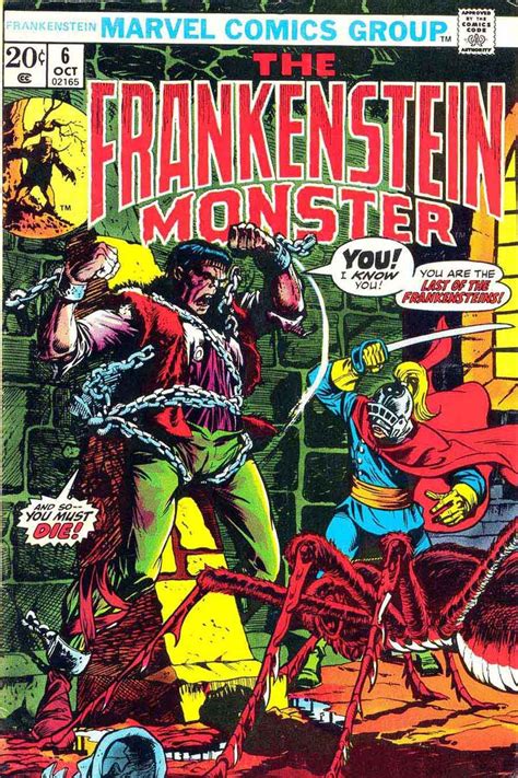 a comic book cover for franklin monster