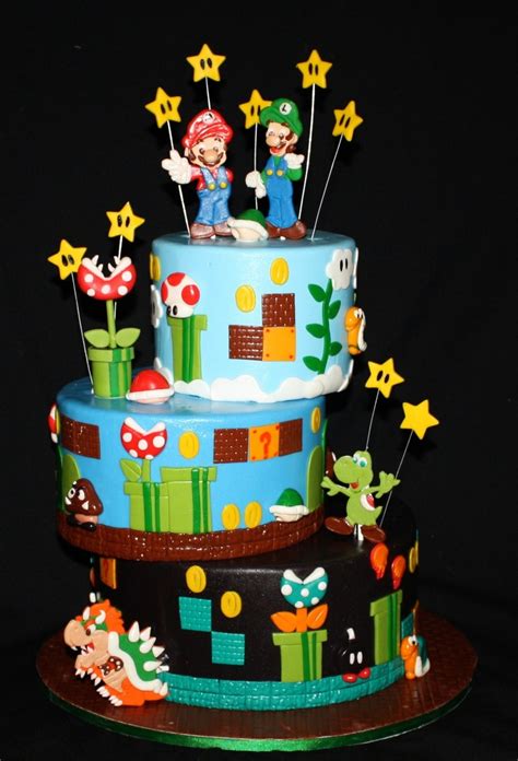 mario levels birthday cake cakecentralcom