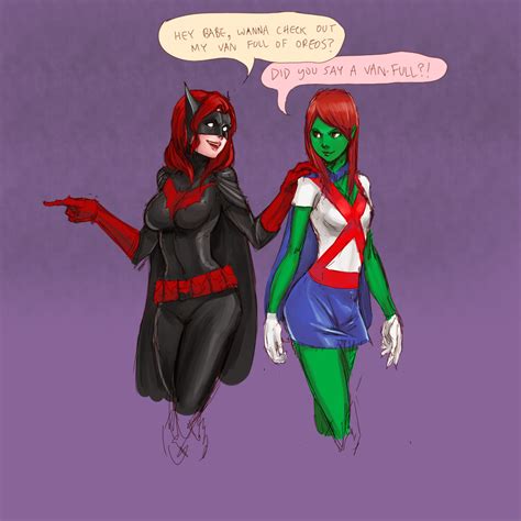 batwoman seduces miss martian superheroes pictures pictures tag group crime syndicate of