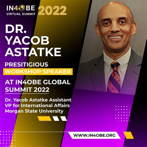 dr yacob astatke  prestigious workshop speaker  inobe global summit  inobe