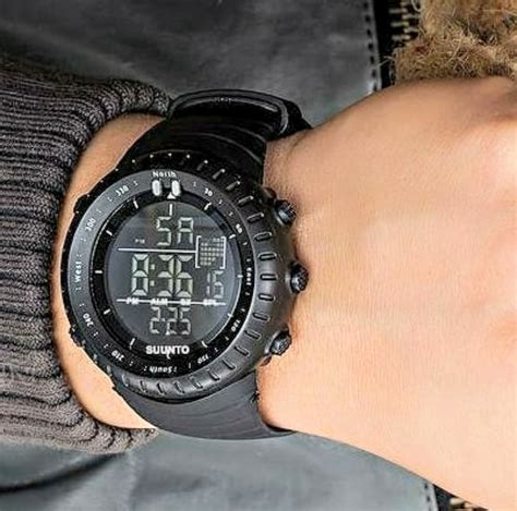 jual jam tangan sunto core digital black rubber  lapak alibobo assesoris mbaais