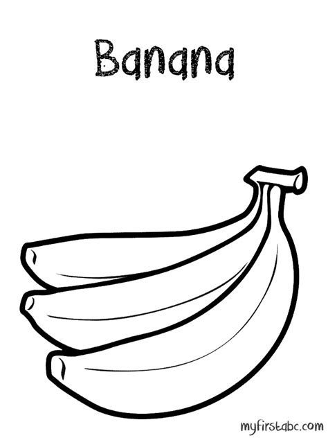 coloring pages banana   coloring pages banana png