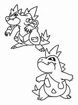 Pages Coloring Typhlosion Pokemon Template sketch template