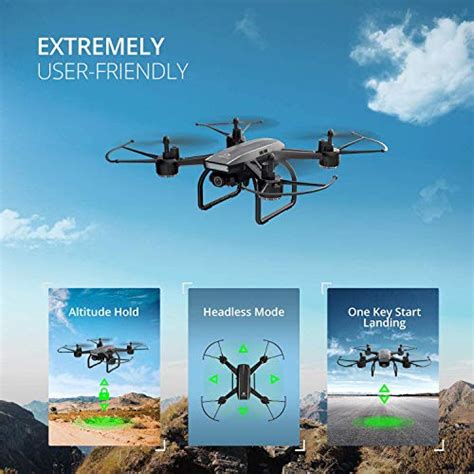 deerc drone  camera  adults p full hd fpv  video  wide angle altitude hold
