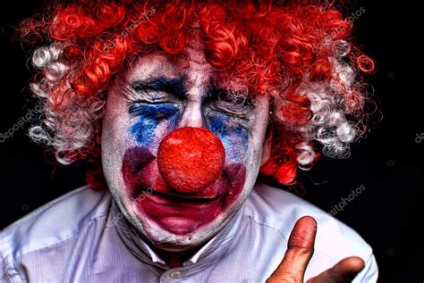 pics sad clowns crying sad clown stock photo  greggeisenberg