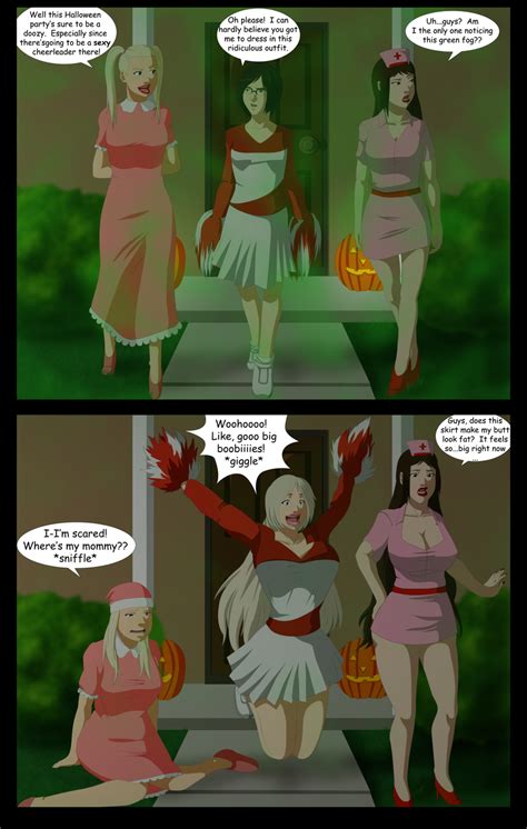 Comm Halloween Transformation By Surakuraanon On Deviantart