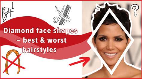 diamond face shape  worst haircuts styling tips