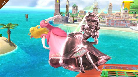 Pink Gold Peach Super Smash Bros For Wii U Skin Mods